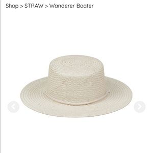 BRAND NEW Lack of Color Straw Boater Hat 55cm